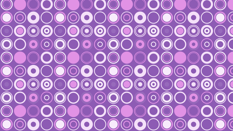 Lilac Seamless Geometric Circle Background Pattern Vector Image