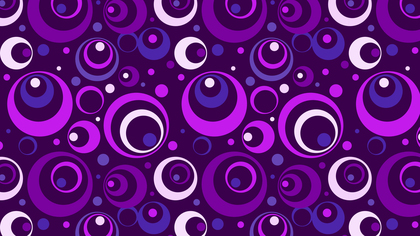 Purple Seamless Circle Background Pattern Illustrator