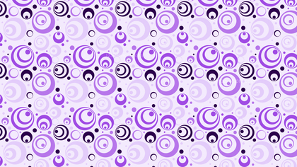 Purple Seamless Geometric Circle Pattern Background Vector