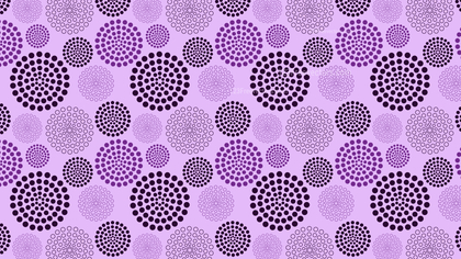 Purple Geometric Dotted Concentric Circles Pattern Illustrator