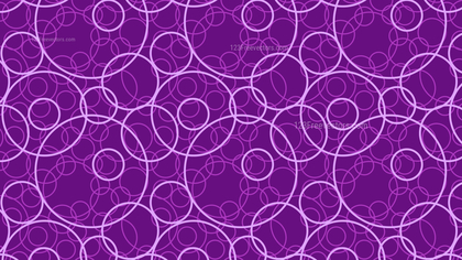 Purple Overlapping Circles Pattern Vector Graphic