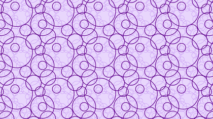 Purple Overlapping Circles Pattern Background Vector Image
