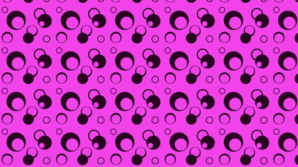 Purple Seamless Geometric Circle Pattern Background Design