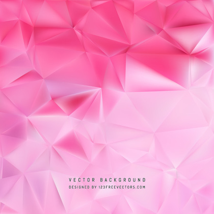 Pink Polygonal Background Design