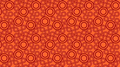Red Seamless Circle Background Pattern Illustrator