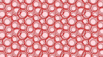 Red Seamless Circle Pattern Background Vector Image