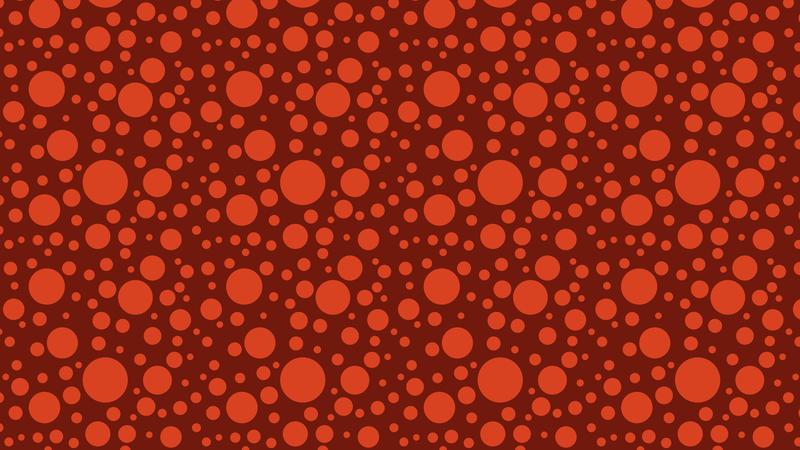 Dark Red Seamless Scattered Dots Pattern
