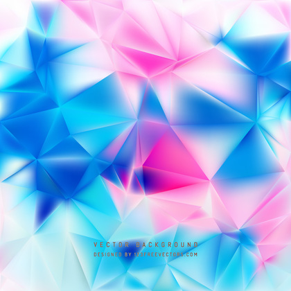 Blue Purple Geometric Polygon Background