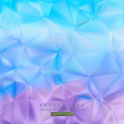 Blue Purple Polygon Triangle Pattern Background