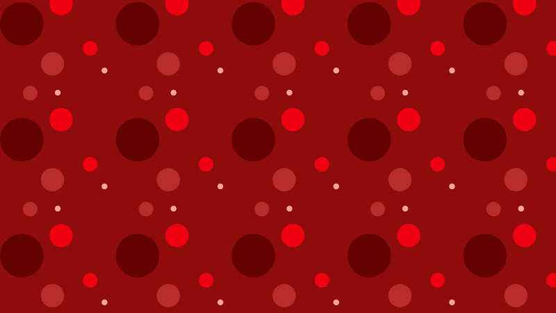 Dark Red Random Scattered Dots Pattern Vector Illustration