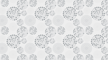 White Seamless Dotted Concentric Circles Background Pattern