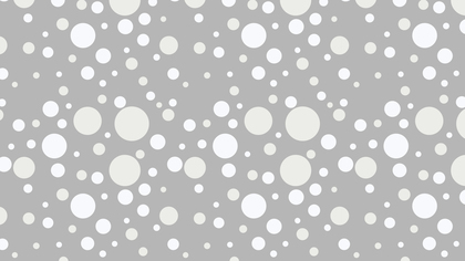 White Seamless Random Dots pattern Vector