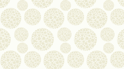White Seamless Dotted Circles Background Pattern Design