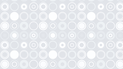 White Geometric Circle Pattern Background