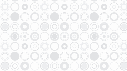 White Seamless Circle Pattern Background