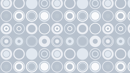 White Seamless Geometric Circle Pattern