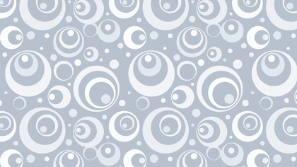 White Geometric Circle Background Pattern Image