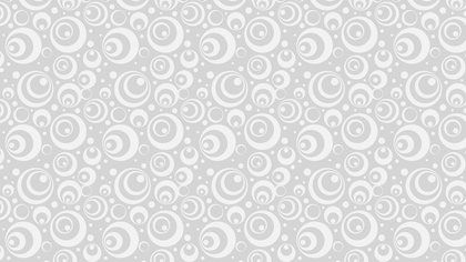 White Seamless Circle Background Pattern Illustrator