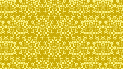 Yellow Circle Background Pattern