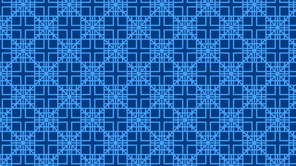Blue Seamless Square Pattern Vector
