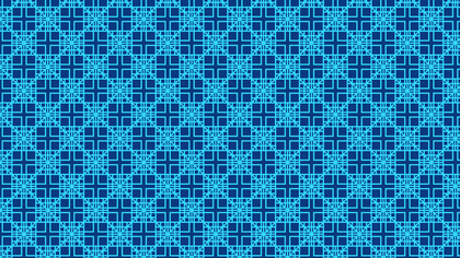 Blue Seamless Geometric Square Pattern Background Design