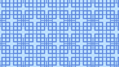 Blue Seamless Geometric Square Pattern
