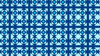 Blue Seamless Square Pattern Design