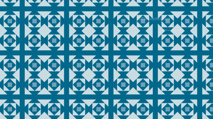 Blue Geometric Square Pattern