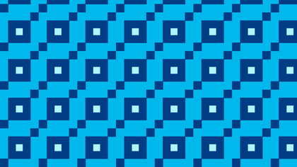 Blue Seamless Geometric Square Pattern Background Graphic