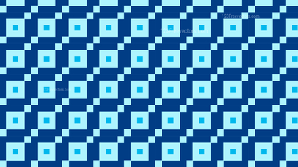Blue Seamless Geometric Square Background Pattern Illustration