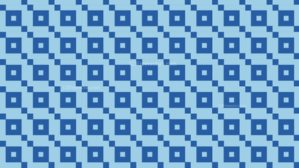 Blue Geometric Square Pattern
