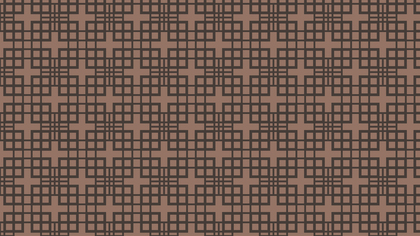 Dark Brown Seamless Geometric Square Pattern