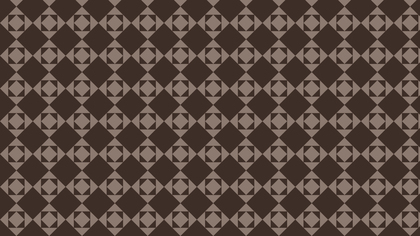 Dark Brown Square Pattern Background Vector Illustration