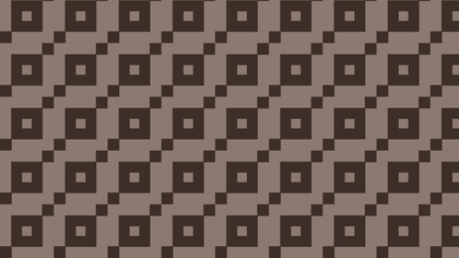 Dark Brown Seamless Square Pattern