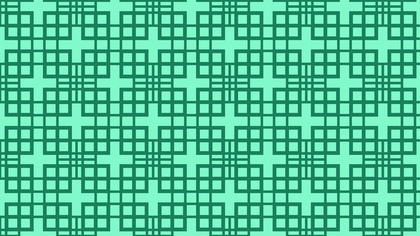 Mint Green Seamless Square Pattern Background Vector Image