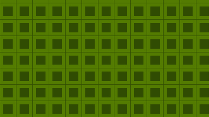 Dark Green Seamless Square Background Pattern