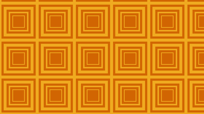 Orange Concentric Squares Pattern Design