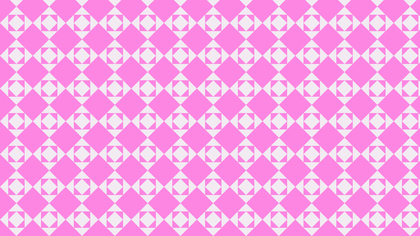 Rose Pink Seamless Geometric Square Pattern Background