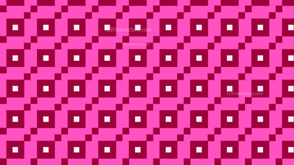 Pink Geometric Square Pattern Background Vector Graphic