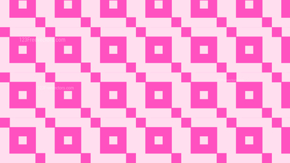 Rose Pink Seamless Square Background Pattern Vector