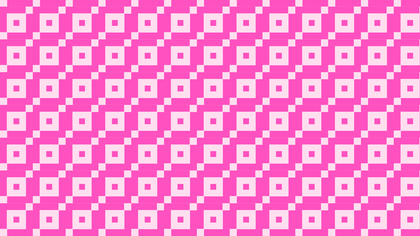 Rose Pink Seamless Geometric Square Pattern Vector Art