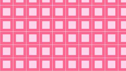 Pink Seamless Geometric Square Pattern Background Vector Graphic