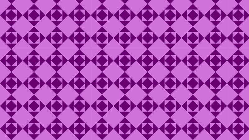Lilac Geometric Square Pattern