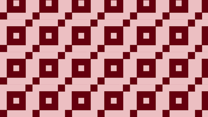 Red Seamless Geometric Square Pattern Background Design