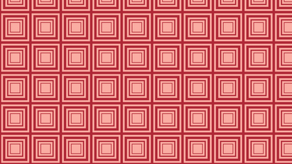 Red Seamless Concentric Squares Background Pattern