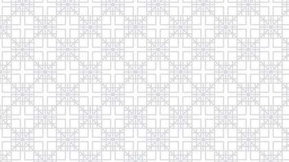 White Seamless Geometric Square Pattern Vector Art