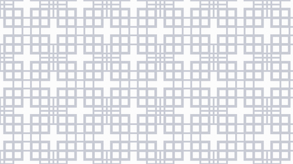 White Geometric Square Pattern