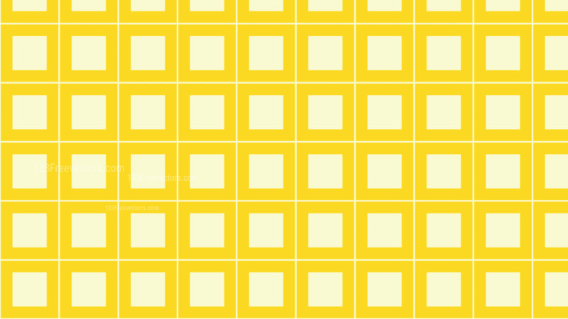 Yellow Square Background Pattern