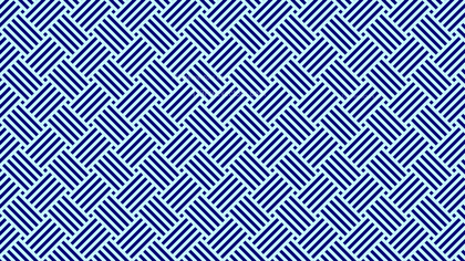 Blue Seamless Striped Geometric Pattern Design