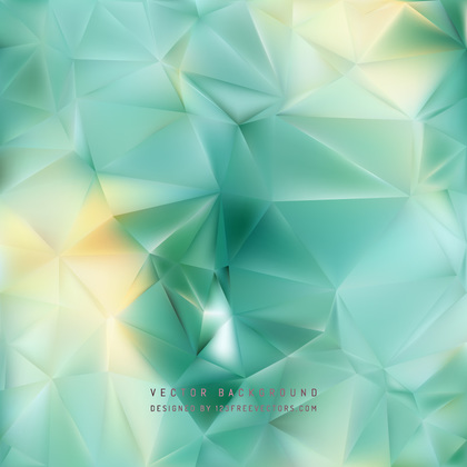 Abstract Turquoise Polygon Triangle Background